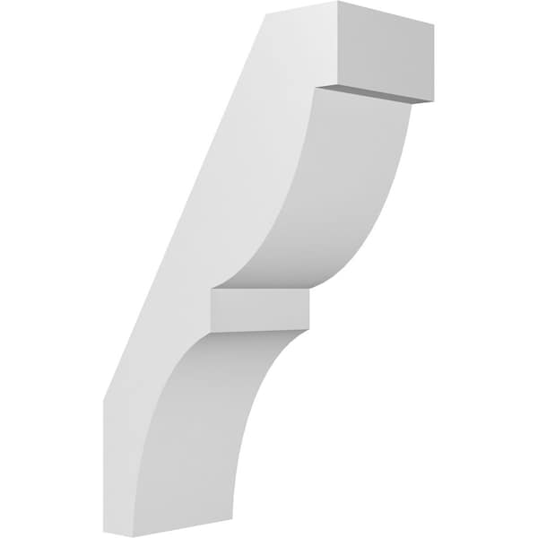 Ekena Millwork 3-in. W x 6-in. D x 10-in. H Valencia Architectural Grade PVC Knee Brace BRCP03X06X10VAL - main